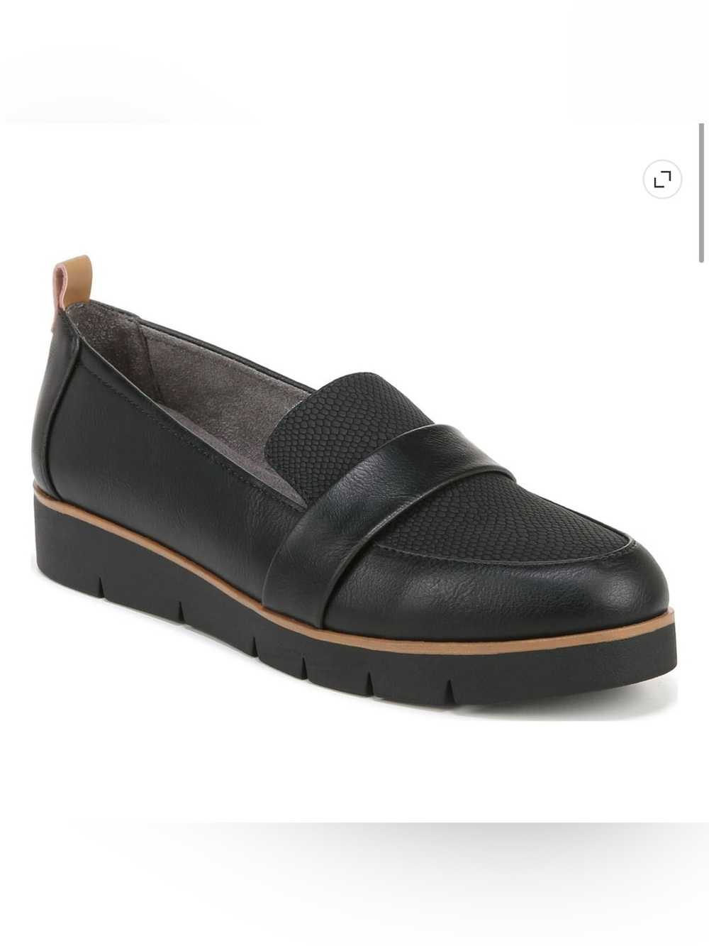 Dr.Scholls Nice Day Lug Sole Loafers slip-on NEW no box leather